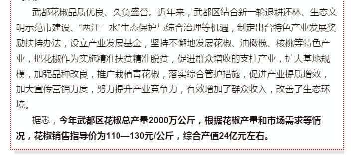 5.28億！一場盛會，武都花椒“火”了