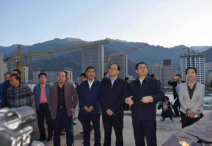 全國、省市政協(xié)委員體驗蘭渝鐵路、視察階州廣場